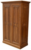 Teak Wardrobe louis carving